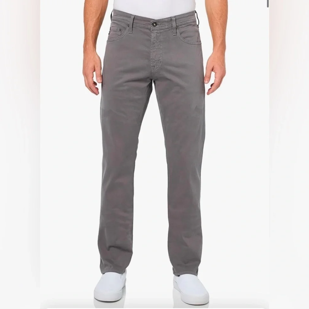 AG Jeans Mens Everett Slim Straight Leg Pants Gray Size 40 x 34